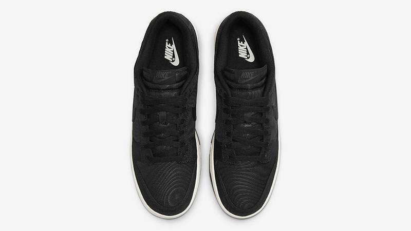 Nike Dunk Low Black Canvas DV7211-001 Top