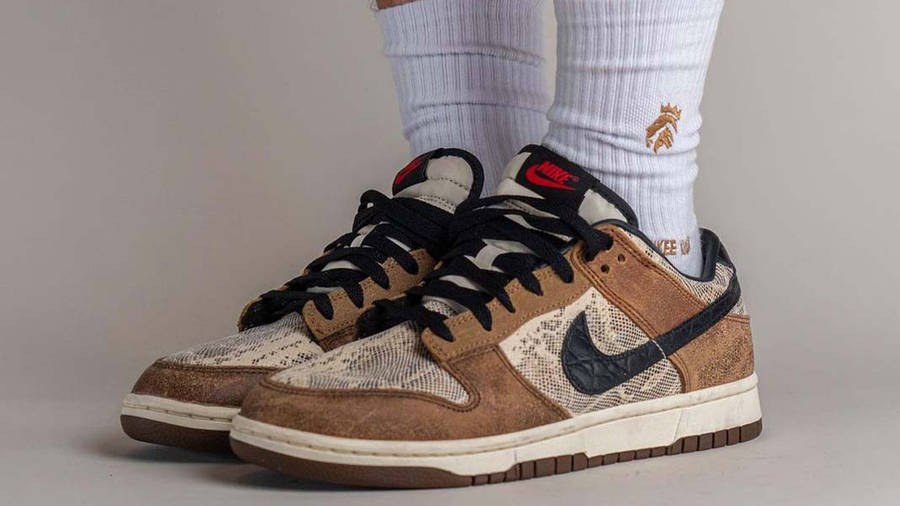 Nike Dunk Low CO.JP Snakeskin Brown Where To Buy FJ5434120 The