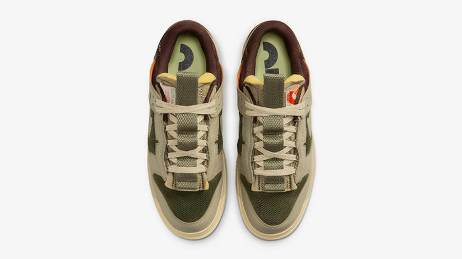 dunk low olive brown orange
