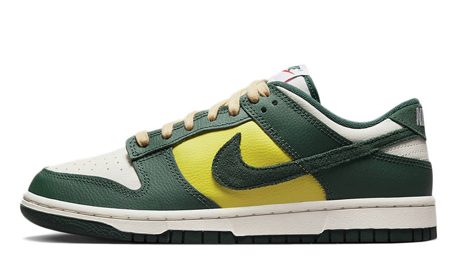 Nike Dunk Low Sail Yellow Noble Green Where To Buy Fd0350 133 The