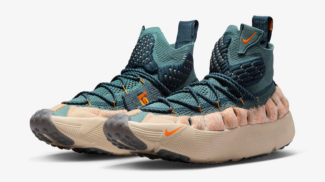 Nike ISPA Sense Flyknit Mineral Slate Orange CW3203-300 Side