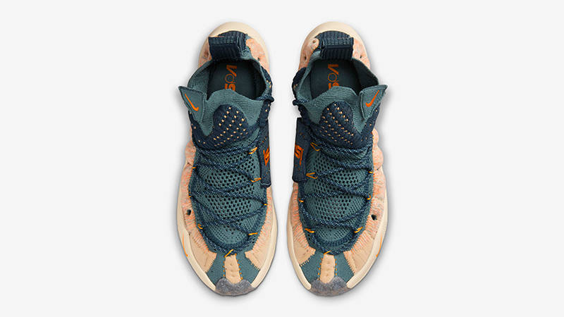 Nike ISPA Sense Flyknit Mineral Slate Orange CW3203-300 Top