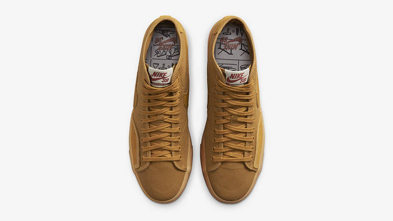Nike SB Blazer Court Mid Premium Desert Ochre DZ3743-700 Top