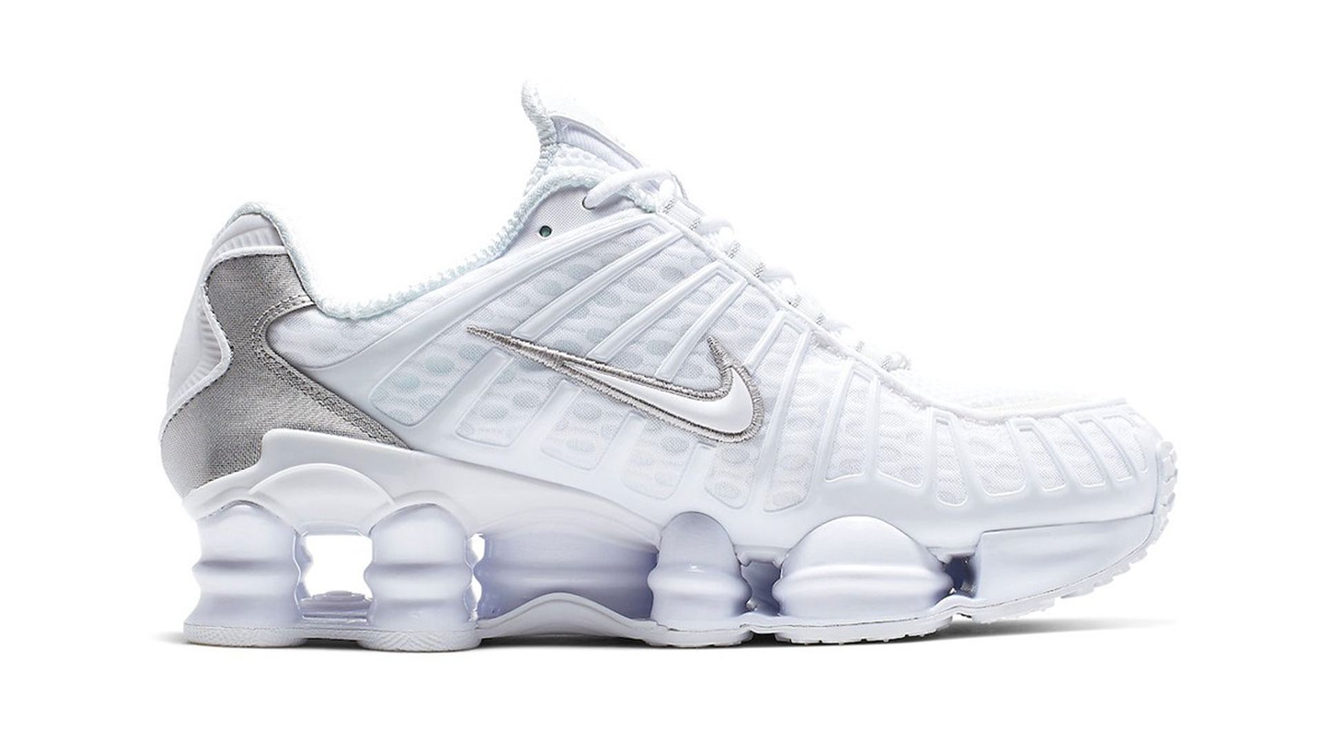 Nike Shox TL White Silver