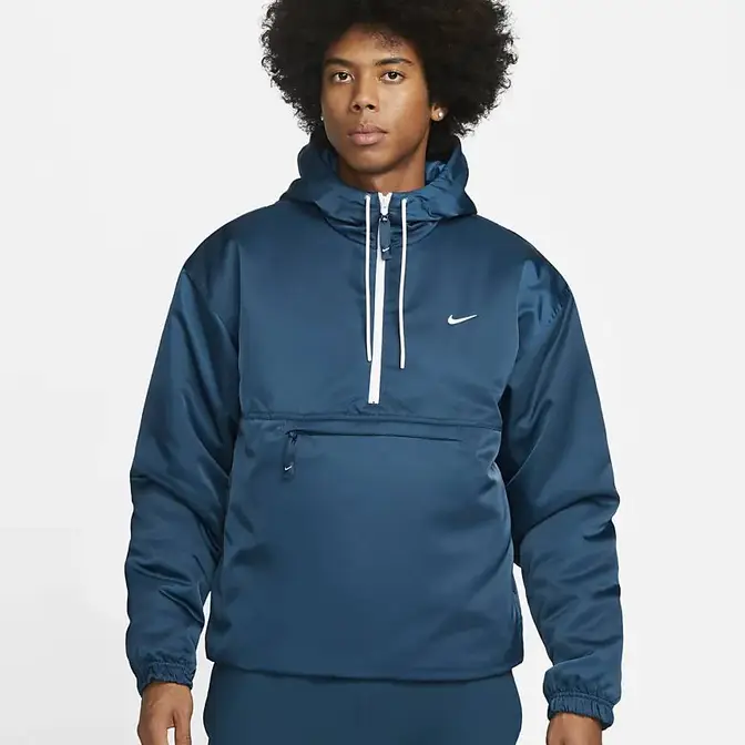 Nike Solo Swoosh Satin Anorak Jacket | Where To Buy | DR0839-460 | The ...