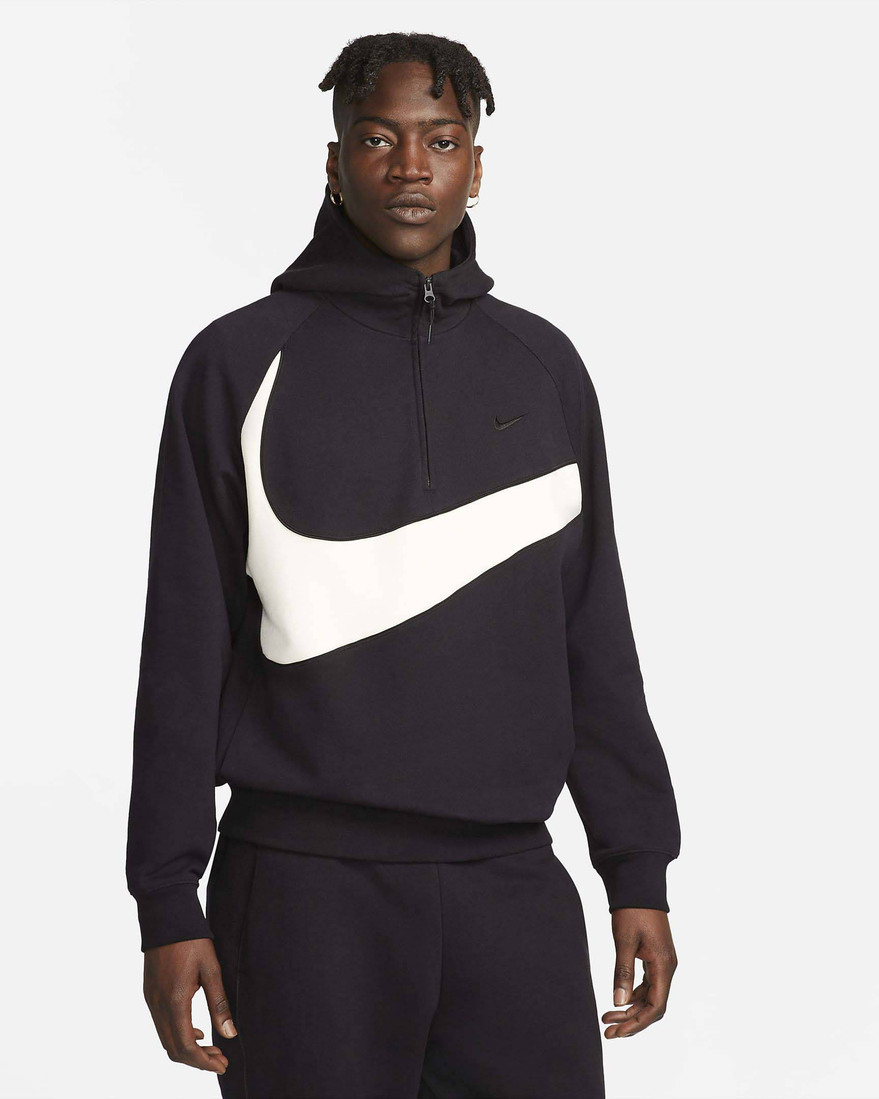 nike pullover hoodie with swoosh logo