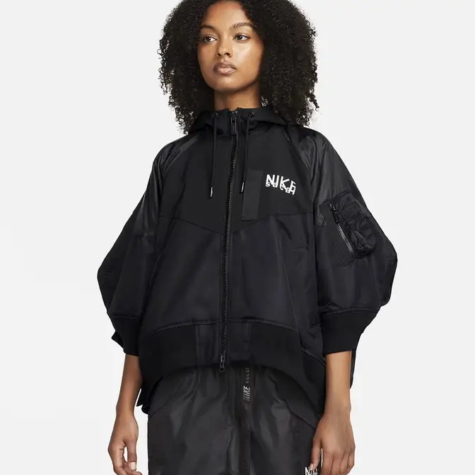 sacai x Nike Full-Zip Hooded Jacket | Where To Buy | The Sole Supplier