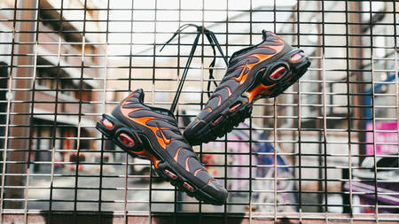 The Nike Air Max Plus "Grey Orange Black" Truly Brings the Heat