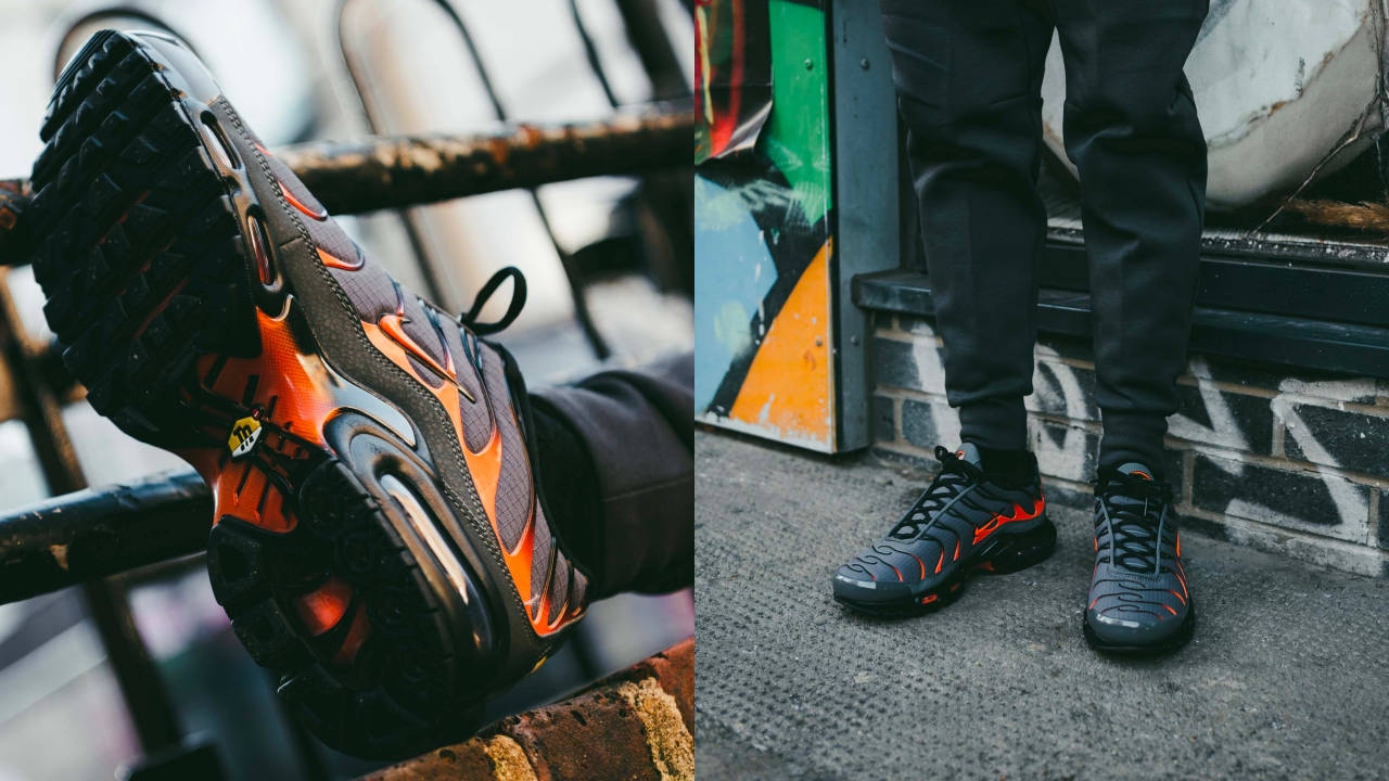 The Nike TN AMPlus "Grey Orange Black" Truly Brings the Heat