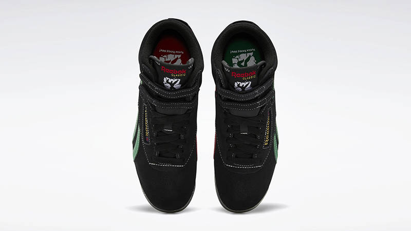 Reebok F-S Hi Black Green HQ4141 Top