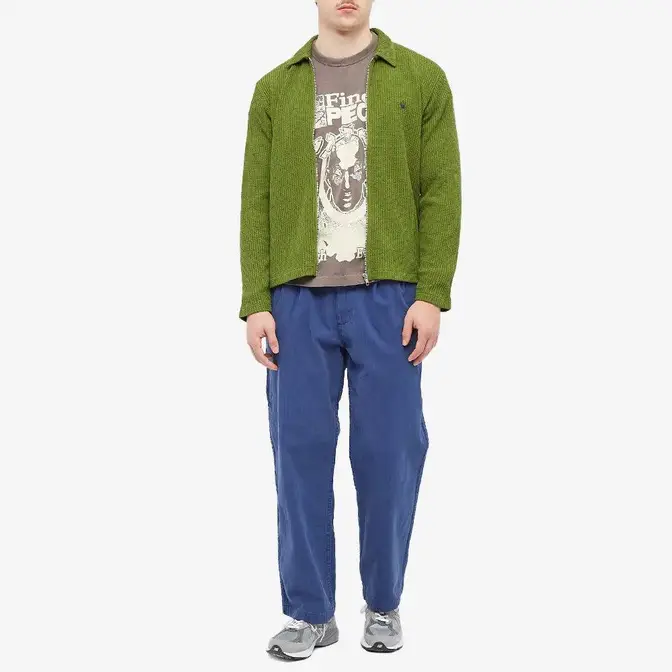 Stussy Big Thermal Zip Shirt | Where To Buy | 1140317-gren | The 