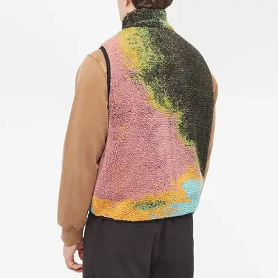 Stussy Jacquard Dye Sherpa Vest | Where To Buy | 118503-berr | The