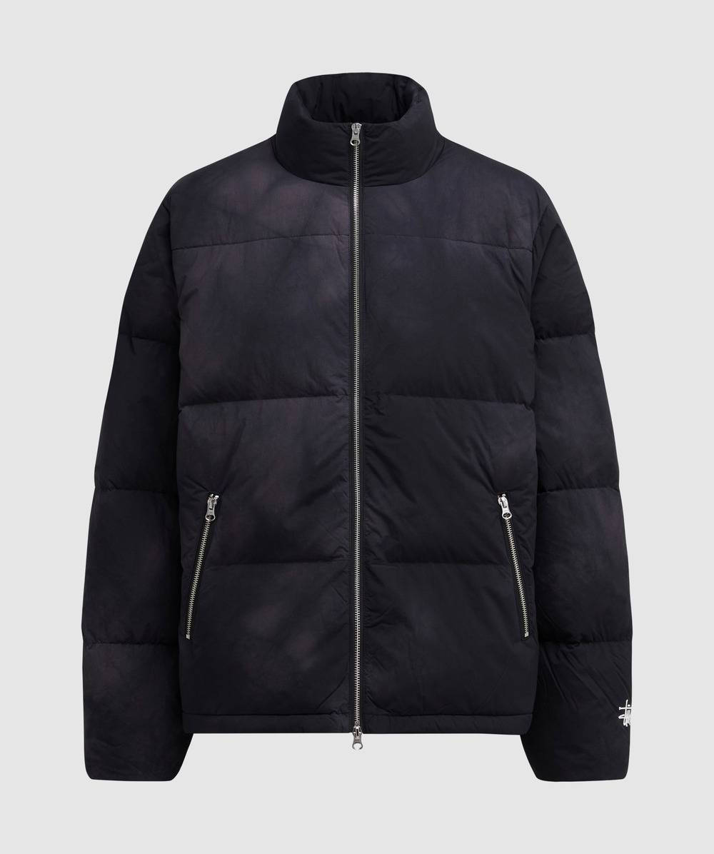 Stussy Recycled Nylon Down Puffer Jacket - Vintage Black | The Sole ...