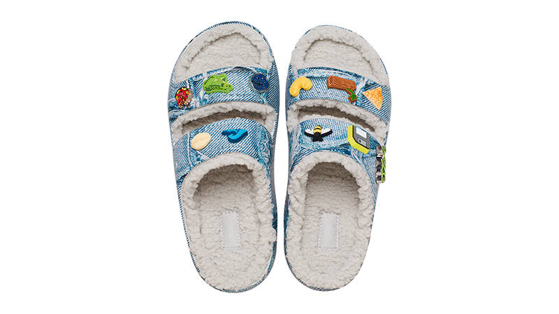 SZA x Crocs Cozzzy Sandal Blue Top