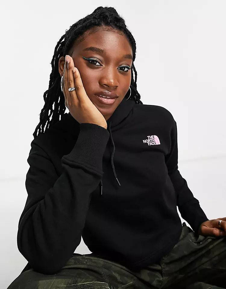 The north cheap face cropped hoodie