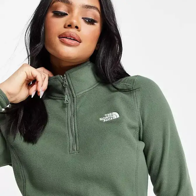 The North Face 100 Glacier 1/4 Zip Fleece | Where To Buy | 203322334 | The  Sole Supplier