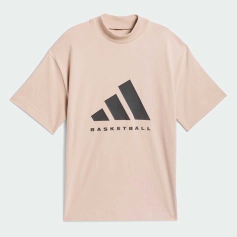 adidas Basketball T-Shirt Ash Pearl