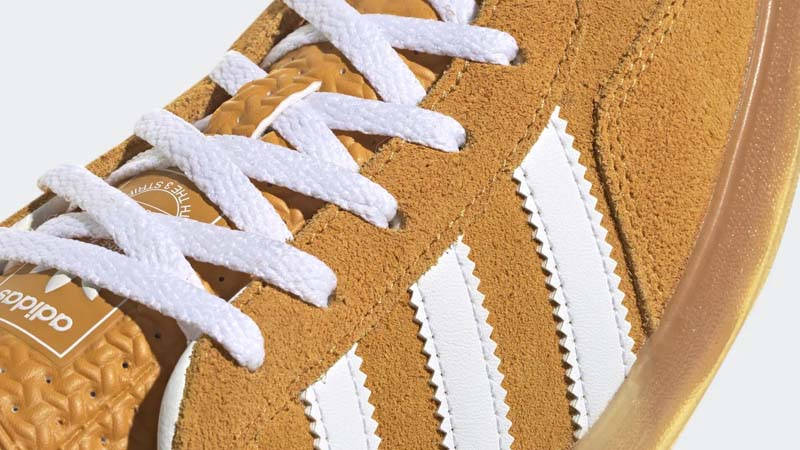 adidas Gazelle Indoor Orange Peel Closeup