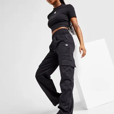 adidas Wide Cargo Pants - Black