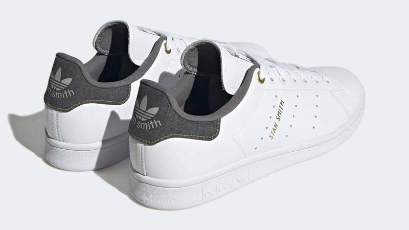 adidas Stan Smith White Carbon Grey Back