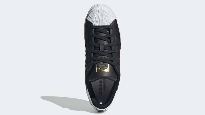 adidas Superstar All Over Trefoil Black White Middle