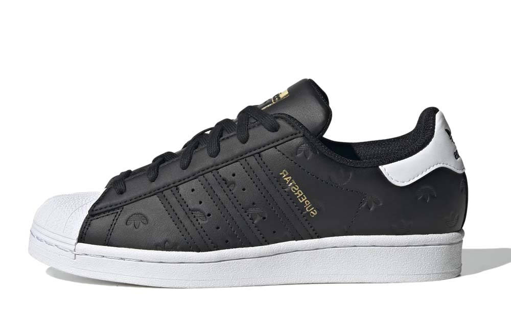 adidas Superstar All Over Trefoil Black White
