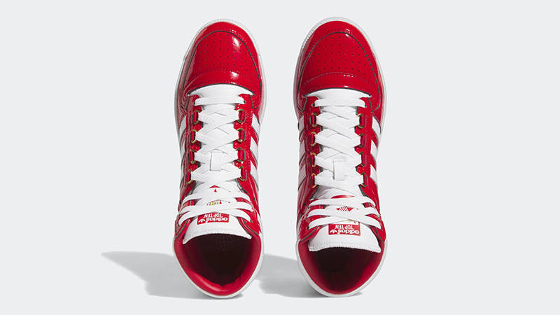 adidas Top Ten RB Patent Red White FZ6193 Top