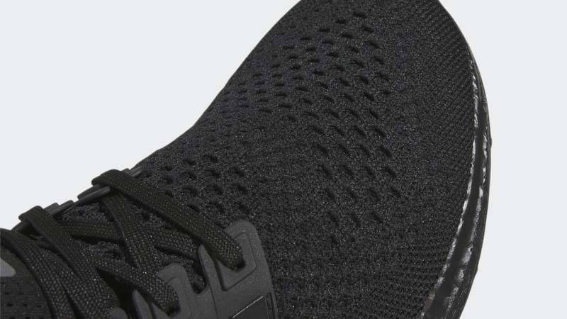 adidas Ultra Boost 1.0 Triple Black Womens Closeup