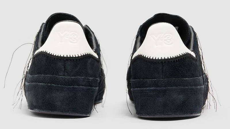 adidas Y-3 Gazelle Black White Back