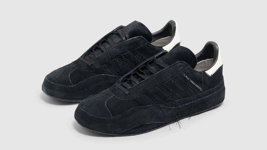 adidas Y-3 Gazelle Black White Front