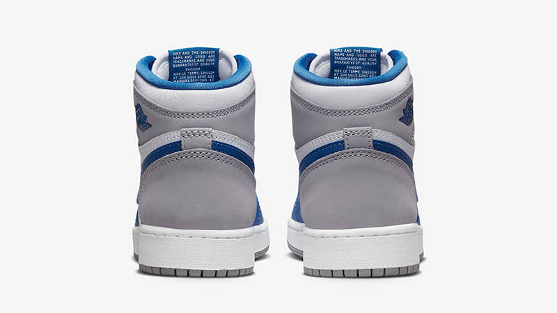 Air Jordan 1 High OG GS True Blue FD1437-410 Back