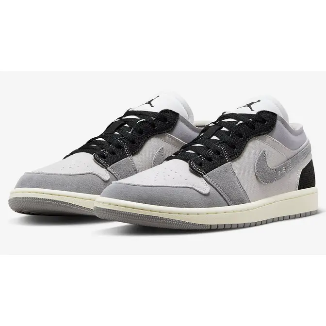 Air Jordan 1 Low Craft Inside Out Grey Black | Where To Buy