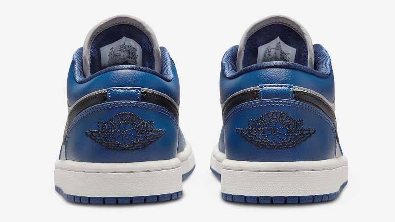 Air Jordan 1 Low Grey Navy Back