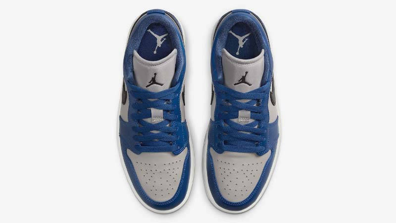 Air Jordan 1 Low Grey Navy Middle