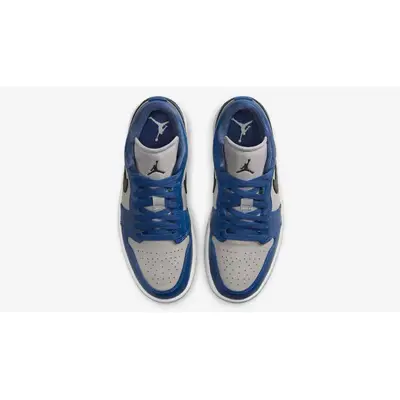 Air Jordan 1 Low Grey Navy Middle