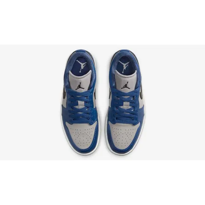 Air Jordan 1 Low Grey Navy Middle