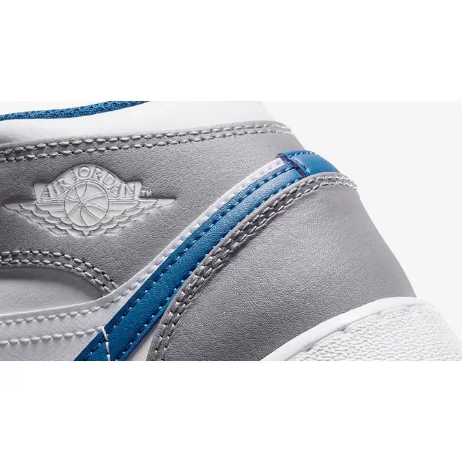 Nike 1 Mid Wolf Grey Sport Blue - Blue - Hi-Top Sneakers