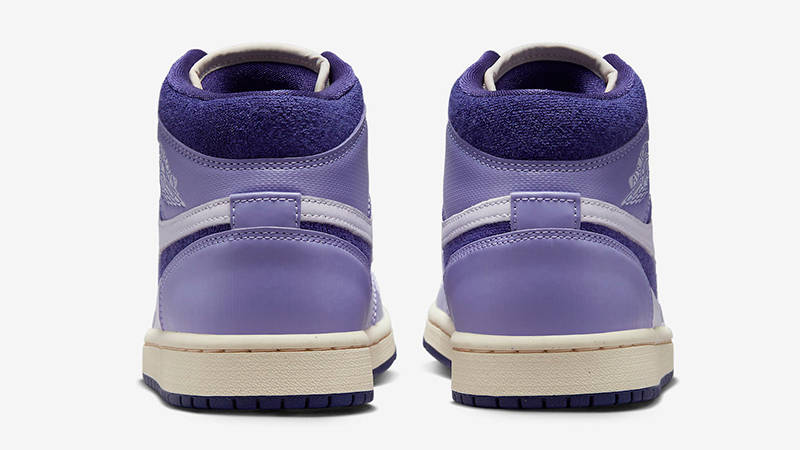 Air Jordan 1 Mid Purple Chenille DZ3745-500 Back