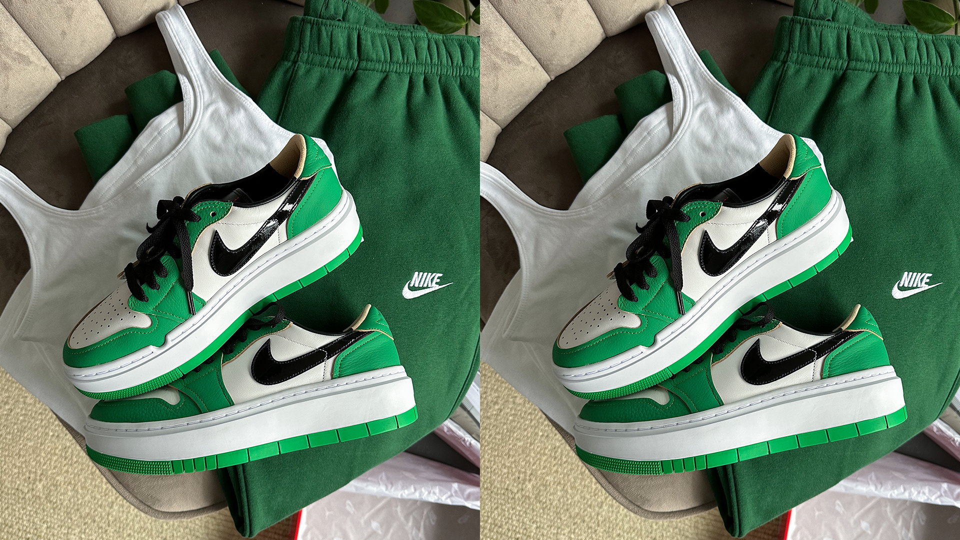 Air Jordan 1 Low LV8D Lucky Green