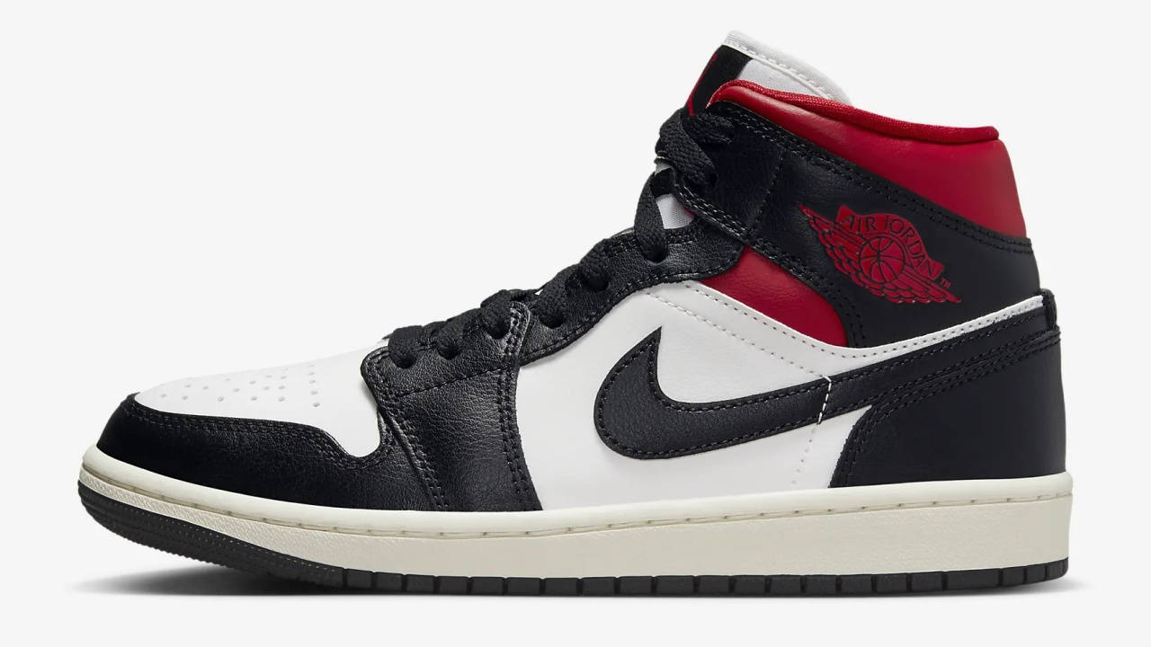 AJ1 Mid Gym Red
