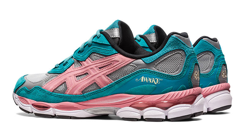 Awake NY x ASICS GEL-NYC Teal Pink 1201A850-022 Side