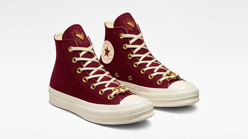 Converse Chuck 70 High Hearts Red A03931C Side