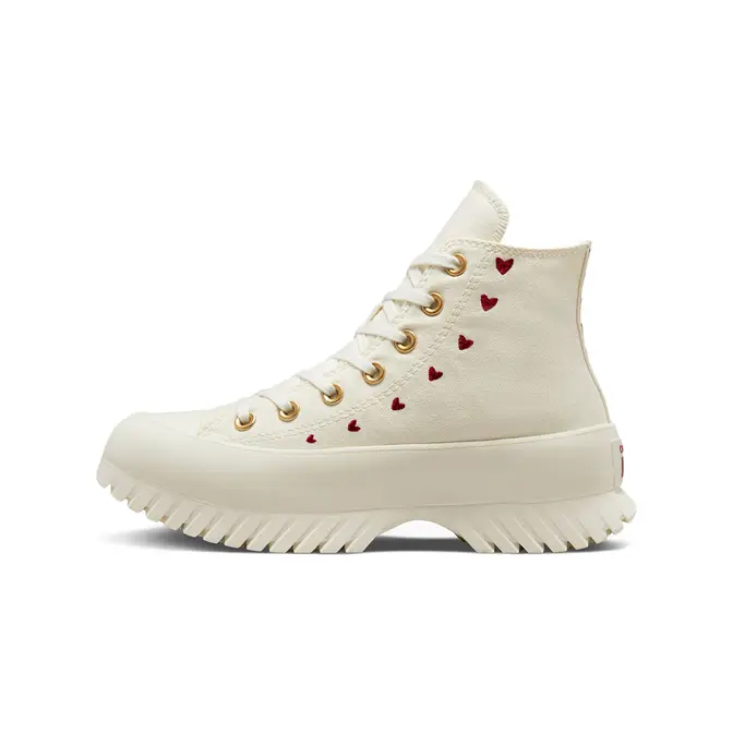 Converse Chuck Taylor Lugged 2.0 Platform High Hearts White | Where To ...