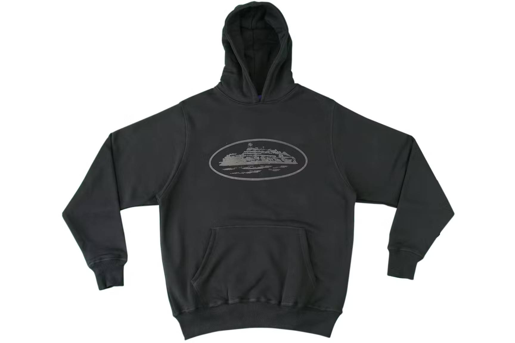 Corteiz Alcatraz Hoodie Black