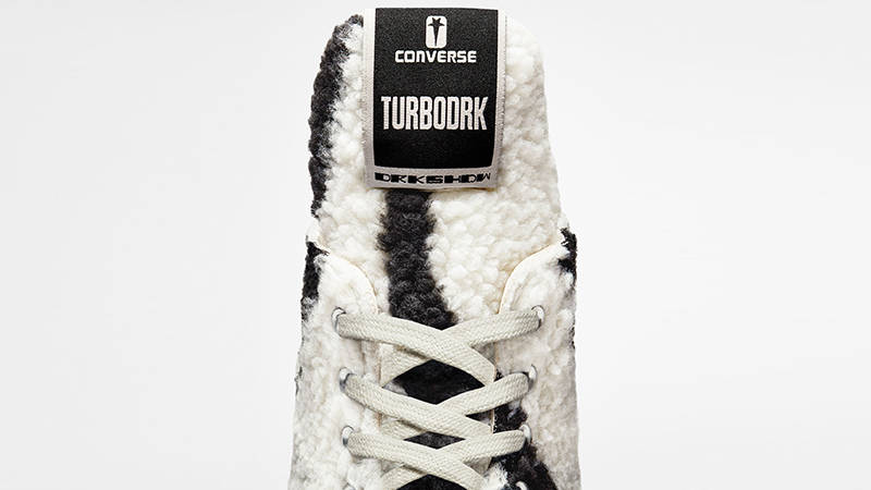 DRKSHDW Rick Owens x Converse Chuck 70 TURBODRK High Zebra A03943C Detail