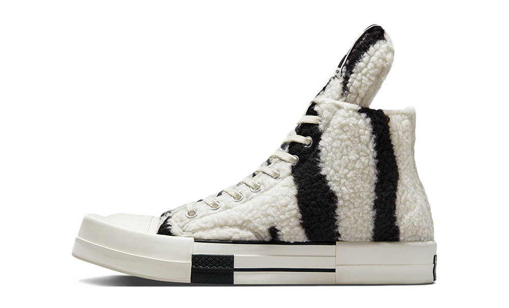 DRKSHDW Rick Owens x Converse Chuck 70 TURBODRK High Zebra