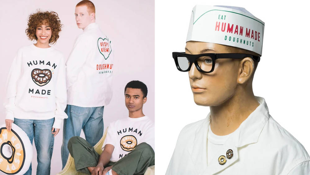 Image via Human Made Human Made x Kripsy Kreme Bake Up a Fresh Batch of Apparel This Season