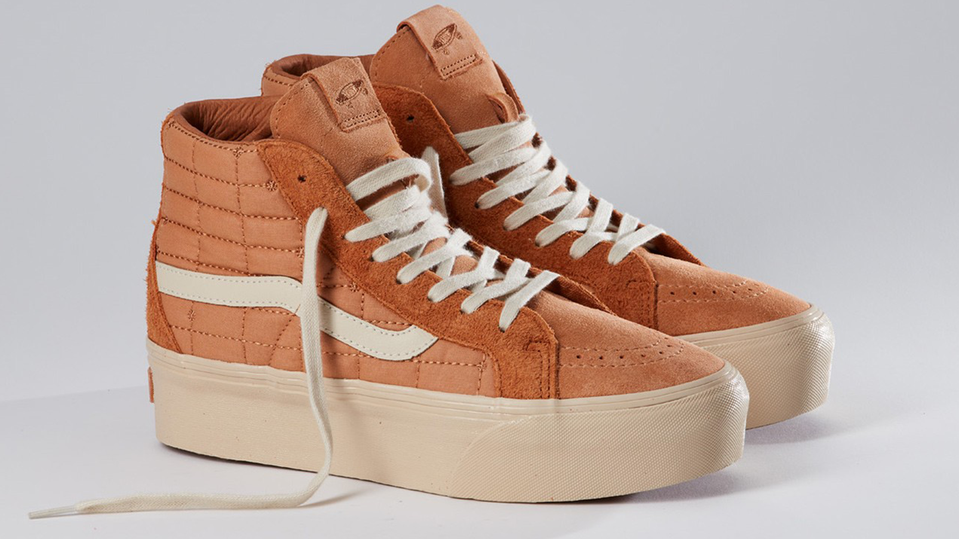 Joe Freshgoods x Vans Sk8-Hi Platform Chocolate Valley Resort Orange