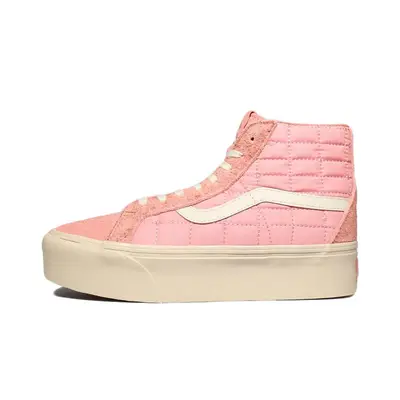 Pink vans platform best sale