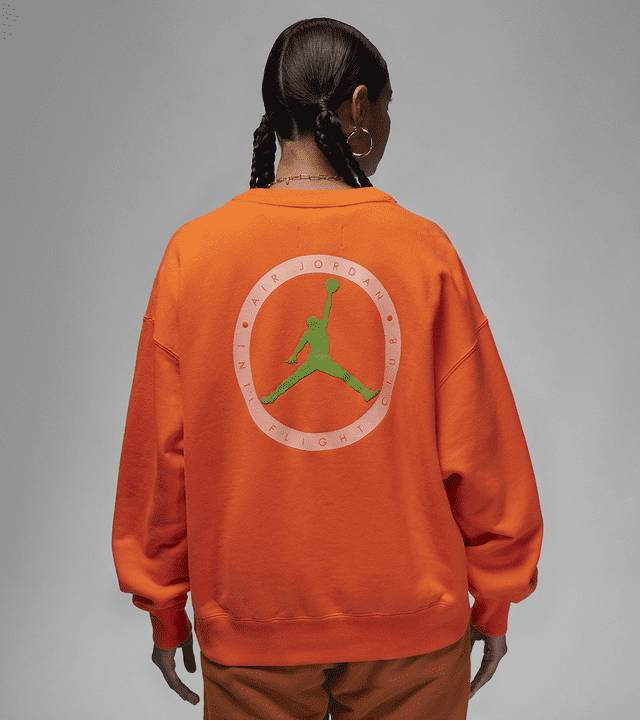 Jordan x TITAN Crewneck Orange full back